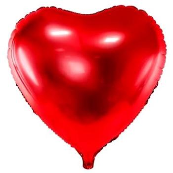 Fóliový balón srdce červené – Valentín – 45 cm (5902230775572)