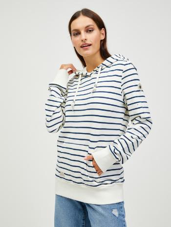 Ragwear Berit Stripes Mikina Biela