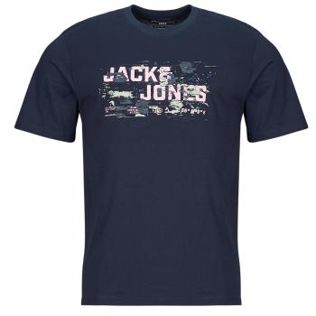 Jack & Jones  JCOOUTDOOR   Tričká s krátkym rukávom Námornícka modrá