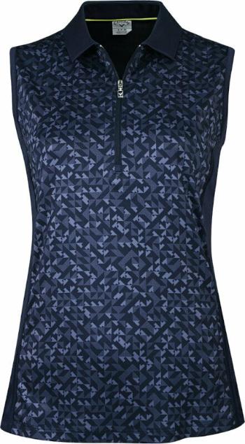 Callaway Womens Sleeveless Shape Shifter Geo Polo Peacoat XS