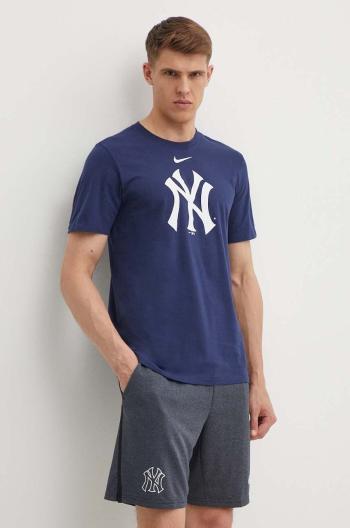 Tričko Nike New York Yankees pánske, tmavomodrá farba, s potlačou