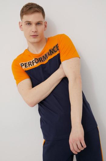 Bavlnené tričko Produkt by Jack & Jones oranžová farba, s potlačou