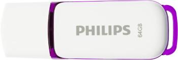 Philips SNOW USB flash disk 64 GB purpurová FM64FD70B/00 USB 2.0