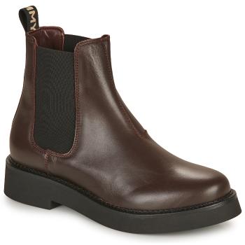 Tommy Jeans  TJW CHELSEA FLAT BOOT  Polokozačky Hnedá