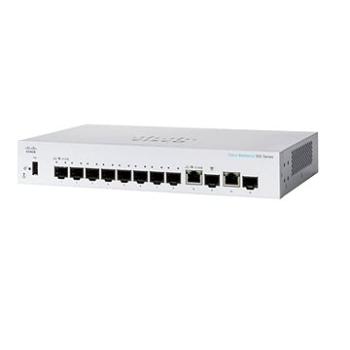 CISCO CBS350 Managed 8-port SFP, Ext PS, 2× 1 G Combo (CBS350-8S-E-2G-EU)