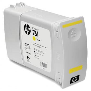 HP CM992A - originálna cartridge HP 761, žltá, 400ml