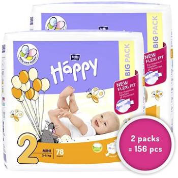 BELLA Baby Happy Mini veľ. 2 (2× 78 ks) (PLN106s2)