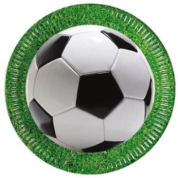 Papierové taniere futbal 23 cm, 8 ks (5201184868683)