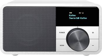 Sangean Genuine Mini DDR-7 stolný rádio DAB+, FM AUX, Bluetooth   strieborná