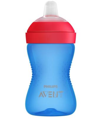 Philips Avent netekoucí hrníček s měkkým pítkem 300 ml modrý