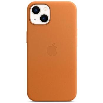 Apple iPhone 13 Kožený kryt s MagSafe zlatohnedý (MM103ZM/A)