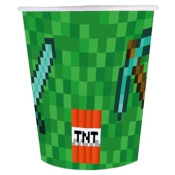 Papierové poháriky Minecraft party – 250 ml – 6ks (5907509905599)