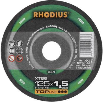 Rhodius XT 66 204624 rezný kotúč rovný  125 mm 22.23 mm 1 ks