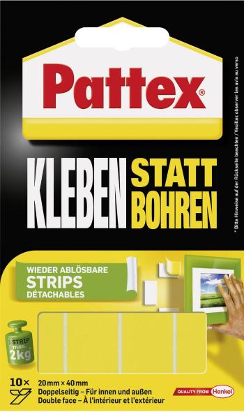 Pattex PXMS1 PXMS1 obojstranná lepiaca páska   (d x š) 40 mm x 20 mm 10 ks