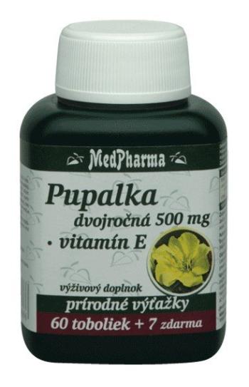 Medpharma Pupalka dvojročná 500mg + Vit. E 67tbl