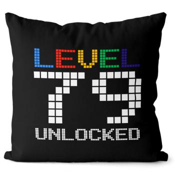 Vankúš Level unlocked (vek: 79, Velikost: 40 x 40 cm)