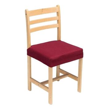 Blancheporte Pružný jednofarebný poťah na stoličku, sedadlo alebo sedadlo + ooperadlo bordó sedák+operadlo
