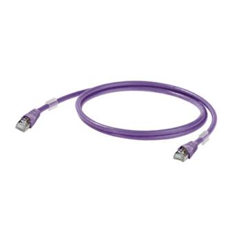 Weidmüller 1201270200 RJ45 sieťové káble, prepojovacie káble CAT 6A S/FTP 20.00 m purpurová UL certifikácia 1 ks