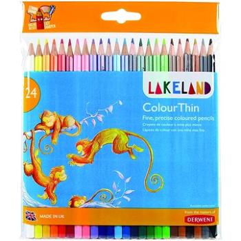 DERWENT Lakeland ColourThin, šesťhranné, 24 farieb (700269)