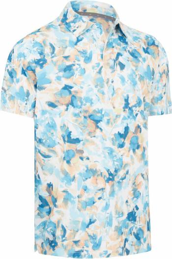 Callaway Mens X-Ray Floral Print Polo Bright White 2XL