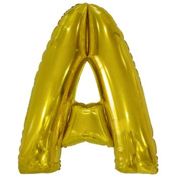 Amscan Fóliový balónik písmeno A 86 cm zlatý