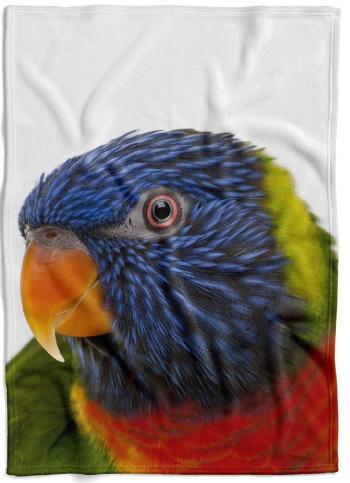 Deka Farebný papagáj (Rozmer: 200 x 140 cm, Podšitie baránkom: NE)