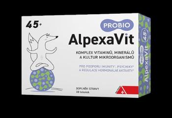 AlpexaVit Probio Komplex vitamínov, minerálov a kultúr mikroorganizmov 45+ 30 tvrdých kapsúl