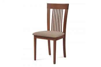 AUTRONIC BC-3940 TR3 jedálenská stolička, čerešňa/látka béžová