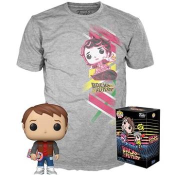 Funko POP! & Tee BTTF - Marty w/Hoverboard- M (889698490559)