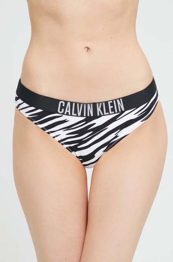 Plavkové nohavičky Calvin Klein čierna farba