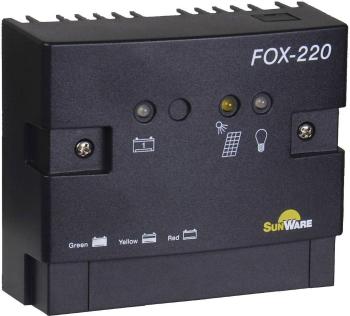 SunWare Fox-220 solárny regulátor nabíjania PWM 12 V, 24 V 20 A