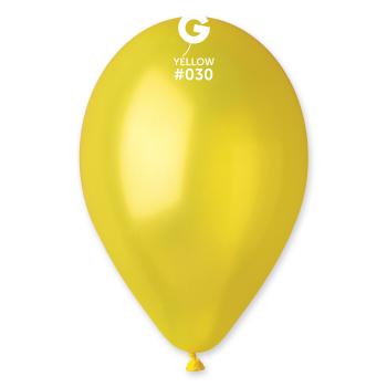 Gemar Balón metalický - žltý 28 cm