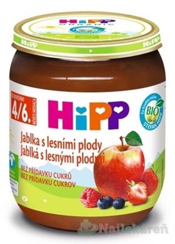 HiPP Príkrm ovocný BIO Jablká s lesnými plodmi (od ukonč. 4./6. mesiaca) 125 g