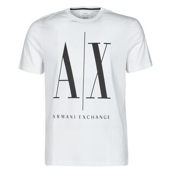 Armani Exchange  Tričká s krátkym rukávom HULO  Biela