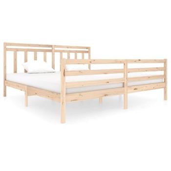 Rám postele masívne drevo 200 × 200 cm, 3100674