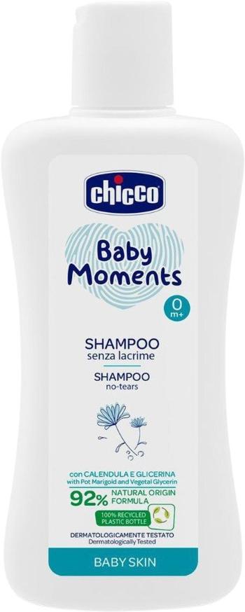 CHICCO Šampón na vlasy Baby Moments 92 % prírodných zložiek 200 ml