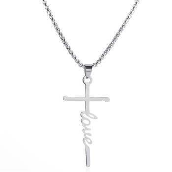 Náhrdelník Love Cross Strieborná KP28444