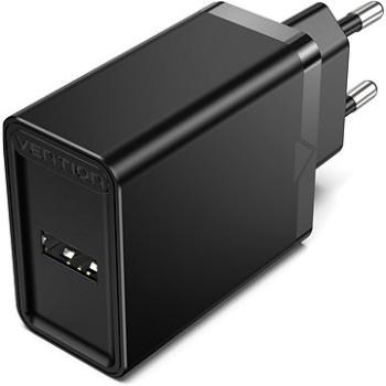 Vention 1-port USB Wall Charger (12 W) Black (FAAB0-EU)