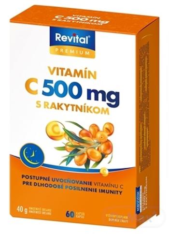 Revital Vitamin C 500Mg 60Cps S Rakytnikom