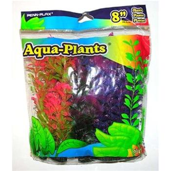 Penn Plax Umelé rastliny farebné 20,3 cm sada 6 ks (0030172071478)