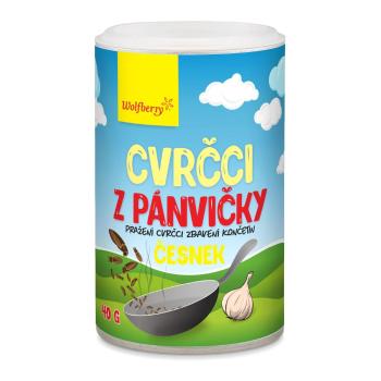 WOLFBERRY Cvrčky z panvičky cesnak 40 g