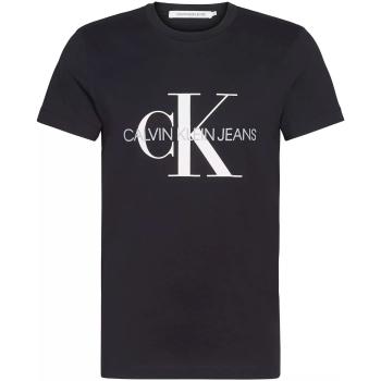 Calvin Klein Jeans  CORE MONOGRAM SLIM TEE J30J320935  Polokošele s dlhým rukávom Čierna