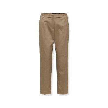 Selected  W Noos Ria Trousers - Camel  Nohavice Hnedá