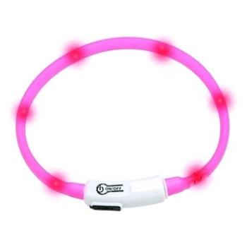 Karlie-Flamingo LED svetelný obojok ružový obvod 20 – 75 cm (4016598649077)