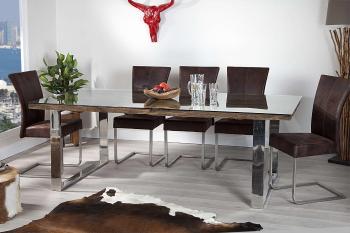 LuxD Luxusný jedálenský stôl z masívu Shark 180cm