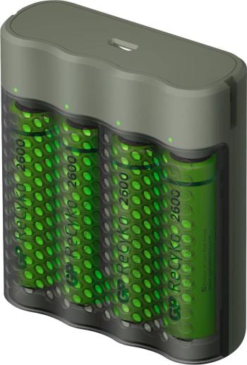 GP Batteries Mainstream-Line 4x ReCyko+ Mignon nabíjačka na okrúhle akumulátory NiMH micro (AAA), mignon (AA)