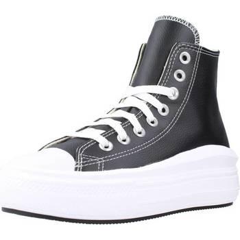 Converse  Módne tenisky CHUCK TAYLOR ALL STAR M0VE PLATFORM FOUNDATIONAL LEATHER  Čierna