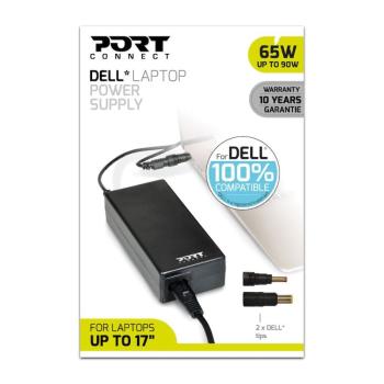 PORT CONNECT DELL napájecí adaptér k notebooku 65W (max.90W), 2x Dell konektor