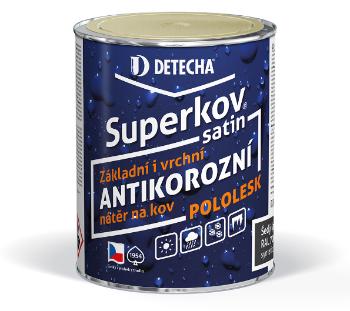 DETECHA Superkov satin - vysokoodolný antikorózny syntetický náter 20 kg červenohnedý