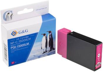 G&G Ink náhradný Canon PGI-1500XL M kompatibilná  purpurová NP-C-1500XLM 1C1500M